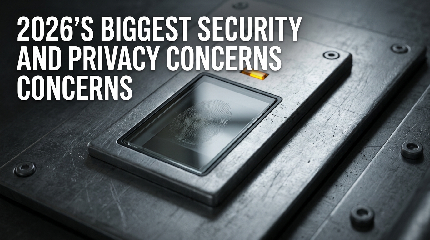 2026's Biggest Security and Privacy Concerns — course hero graphic