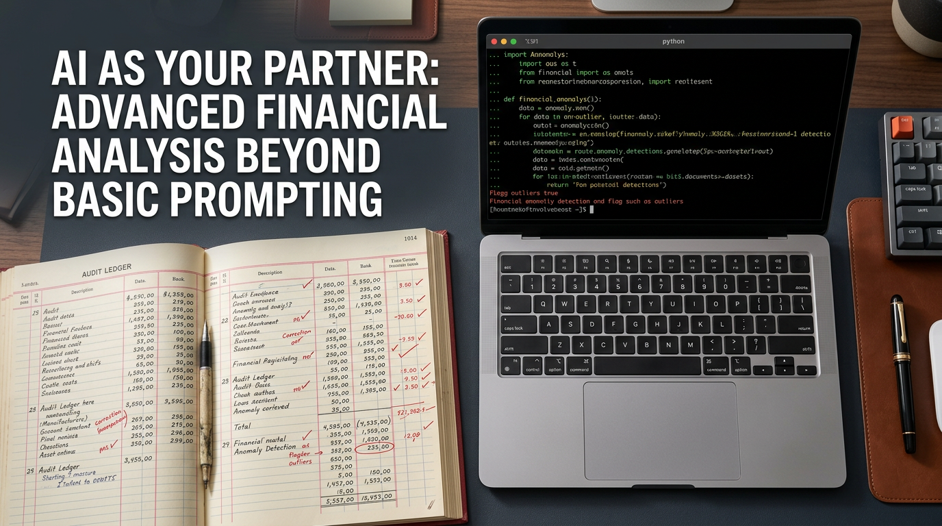 AI as Your Partner: Advanced Financial Analysis Beyond Basic Prompting — course hero graphic