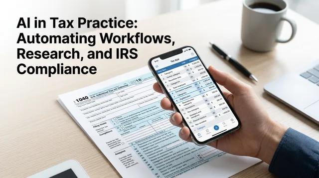 AI in Tax Practice: Automating Workflows, Research, and IRS Compliance — course graphic