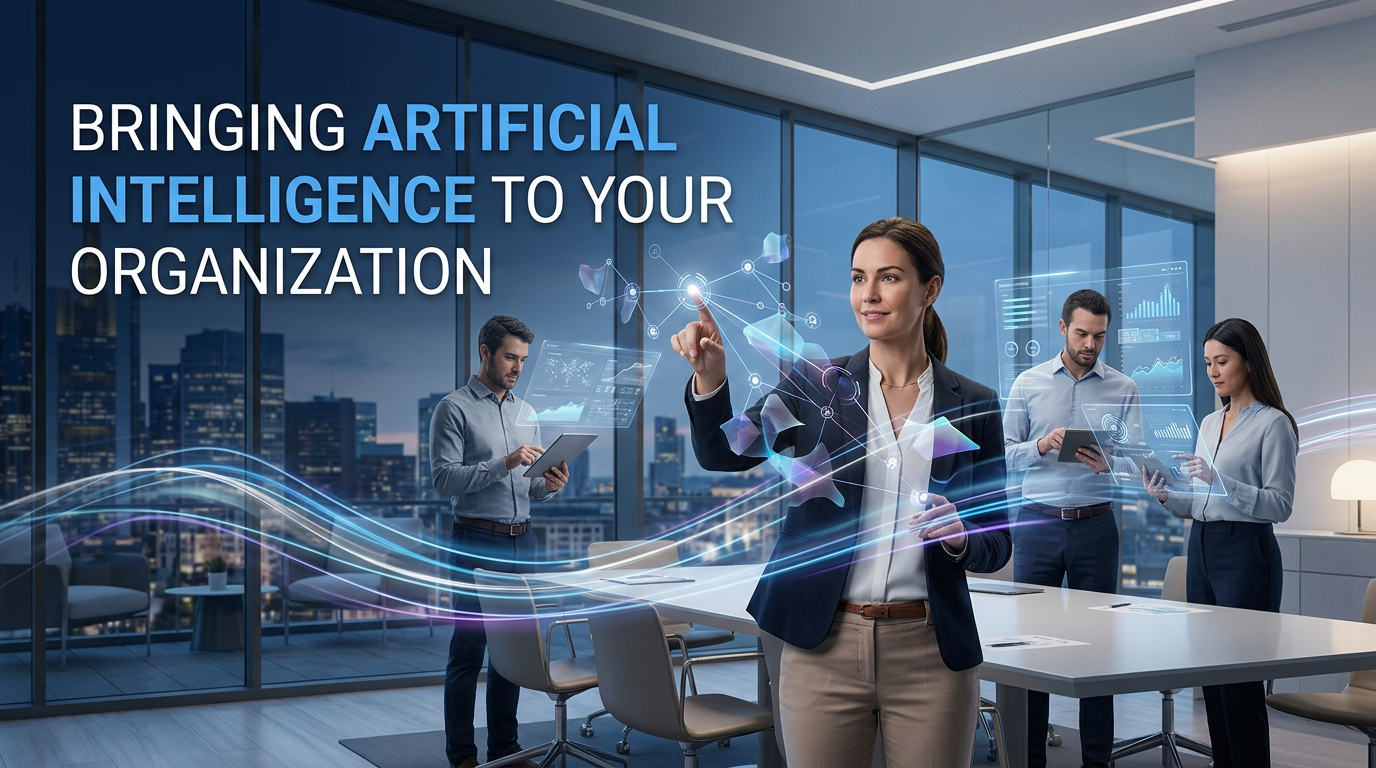 Bringing Artificial Intelligence to Your Organization — course graphic