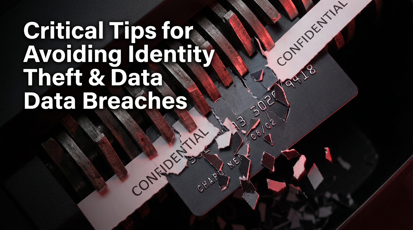Critical Tips for Avoiding Identity Theft & Data Breaches — course hero graphic