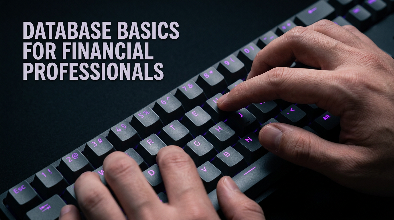 Database Basics for Financial Professionals — course hero graphic