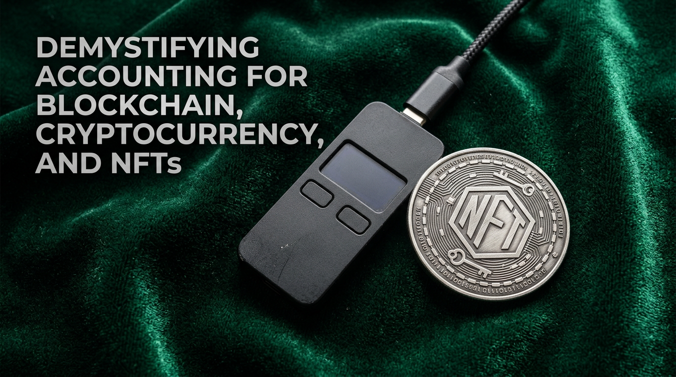 Demystifying Accounting for Blockchain, Cryptocurrency, and NFTs — course hero graphic