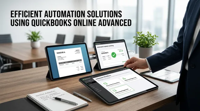 Efficient Automation Solutions Using QuickBooks Online Advanced — course graphic