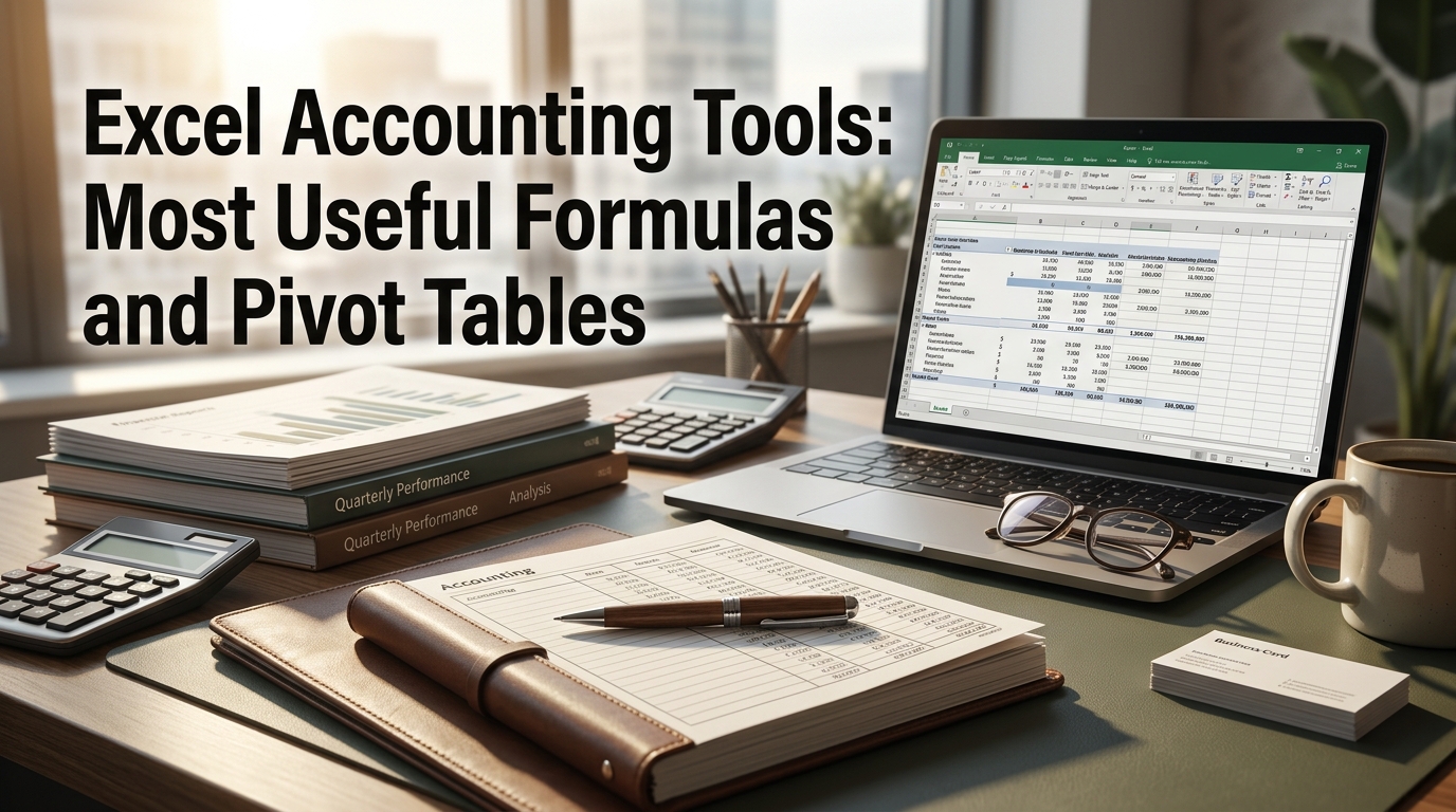 Excel Accounting Tools: Most Useful Formulas and Pivot Tables — course hero graphic