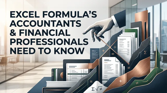 Excel Formula’s Accountants & Financial Professionals Need to Know — course graphic