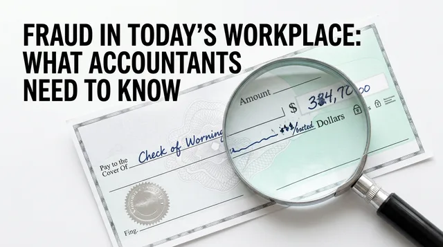 Fraud in Today’s Workplace: What Accountants Need to Know — course graphic