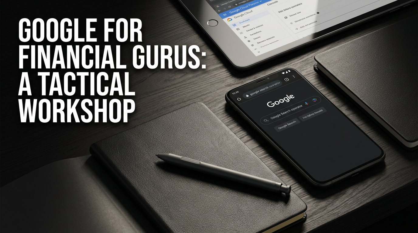 Google for Financial Gurus: A Tactical Workshop — course hero graphic