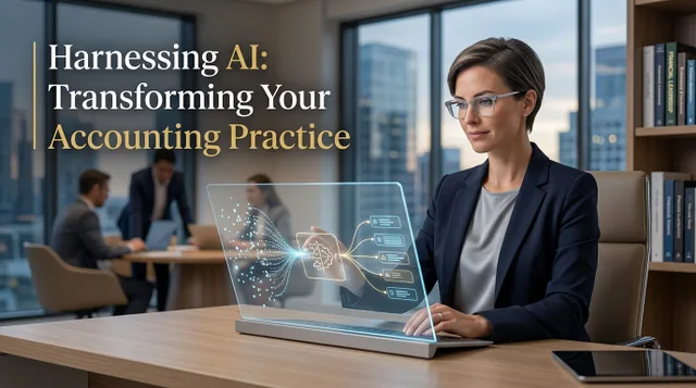 Harnessing AI: Transforming Your Accounting Practice — course graphic
