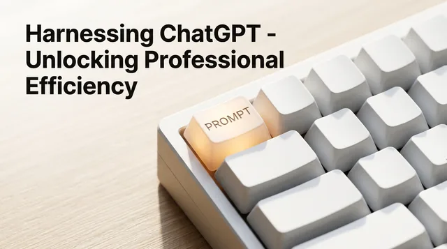 Harnessing ChatGPT - Unlocking Professional Efficiency — course graphic