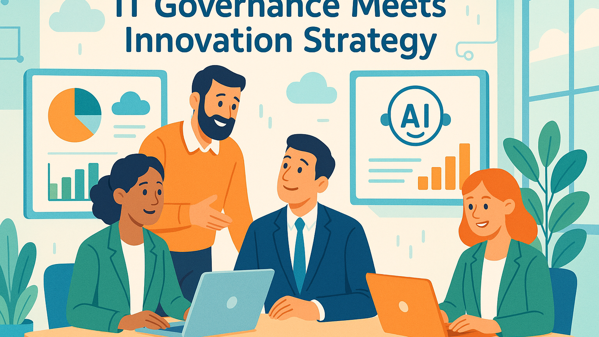 IT Governance Meets Innovation Strategy — course hero graphic