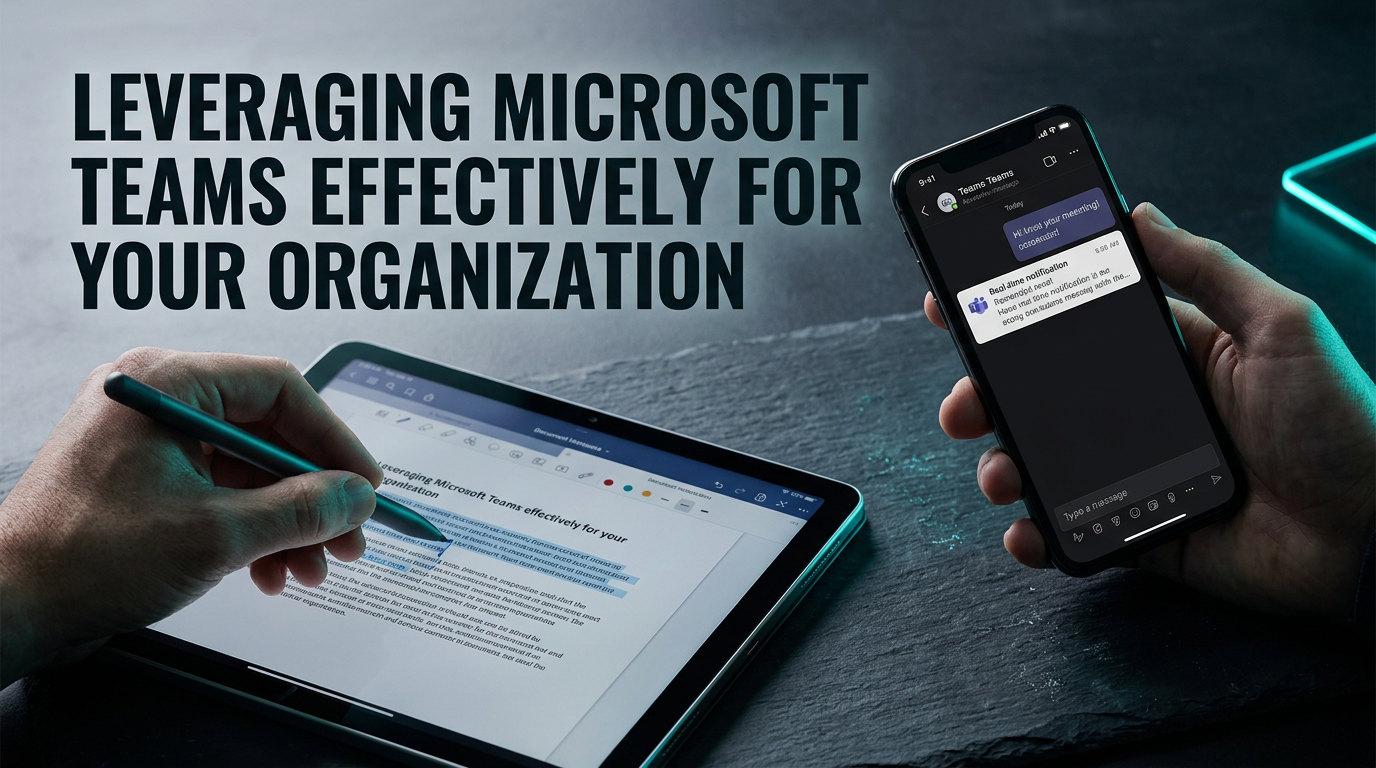 Leveraging Microsoft Teams Effectively For Your Organization — course hero graphic