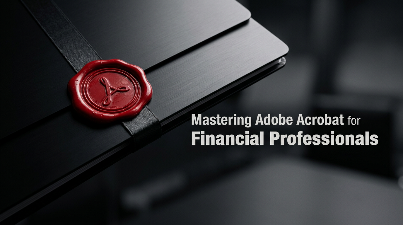 Mastering Adobe Acrobat for Financial Professionals — course hero graphic
