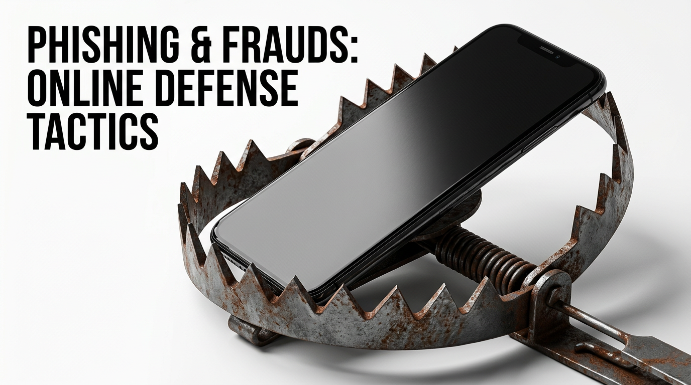 Phishing & Frauds: Online Defense Tactics — course hero graphic