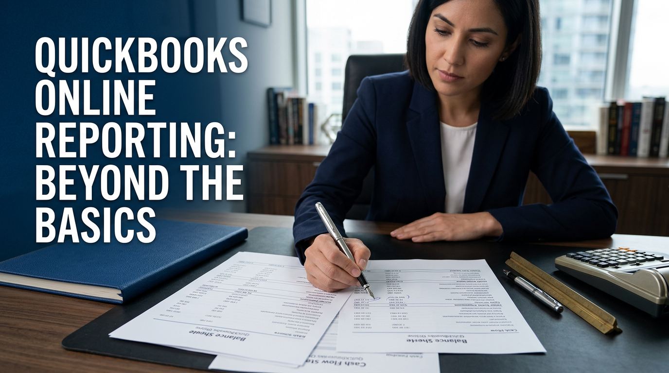 QuickBooks Online Reporting: Beyond The Basics — course hero graphic