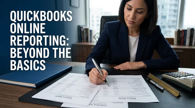 QuickBooks Online Reporting: Beyond The Basics — course graphic