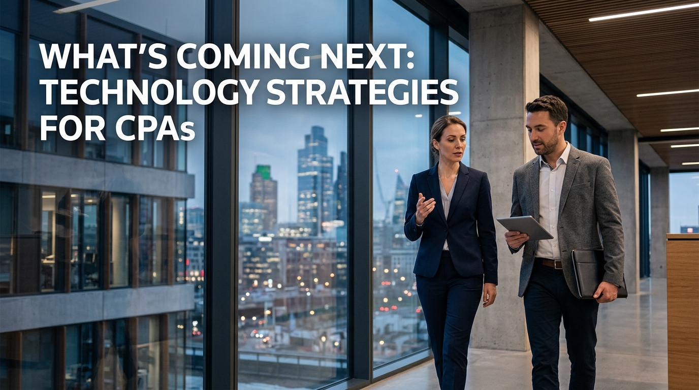 What's Coming Next: Technology Strategies for CPAs — course hero graphic
