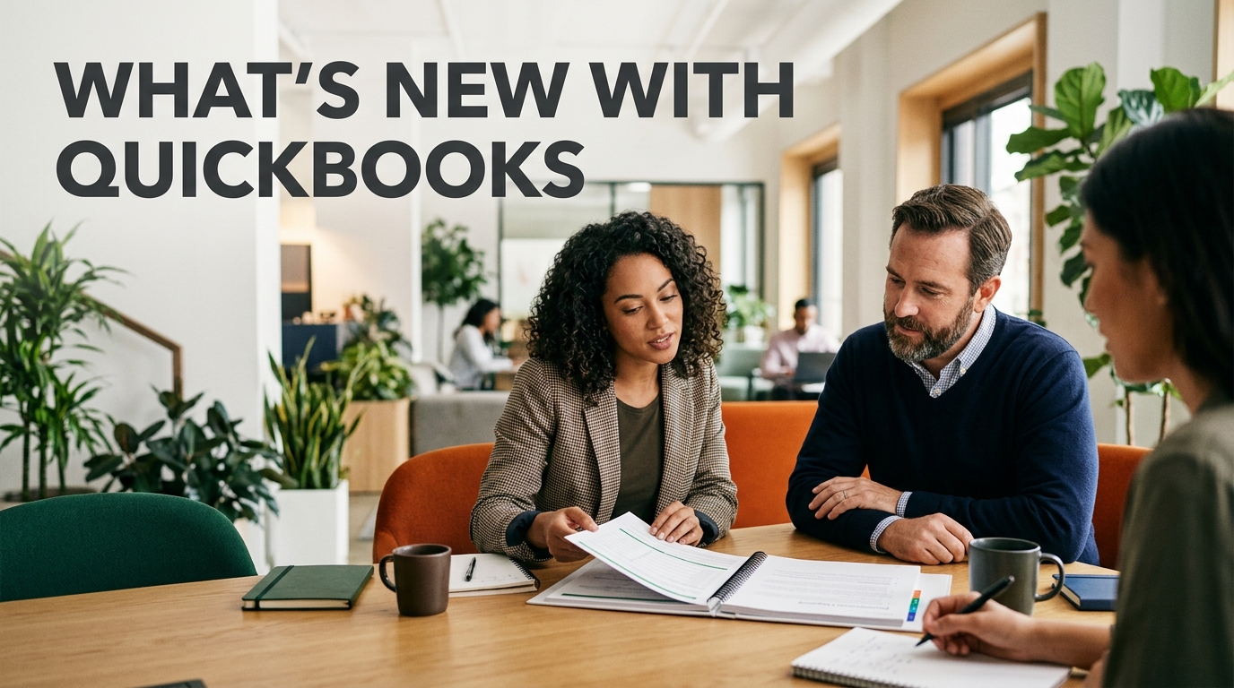 What's New with QuickBooks — course hero graphic