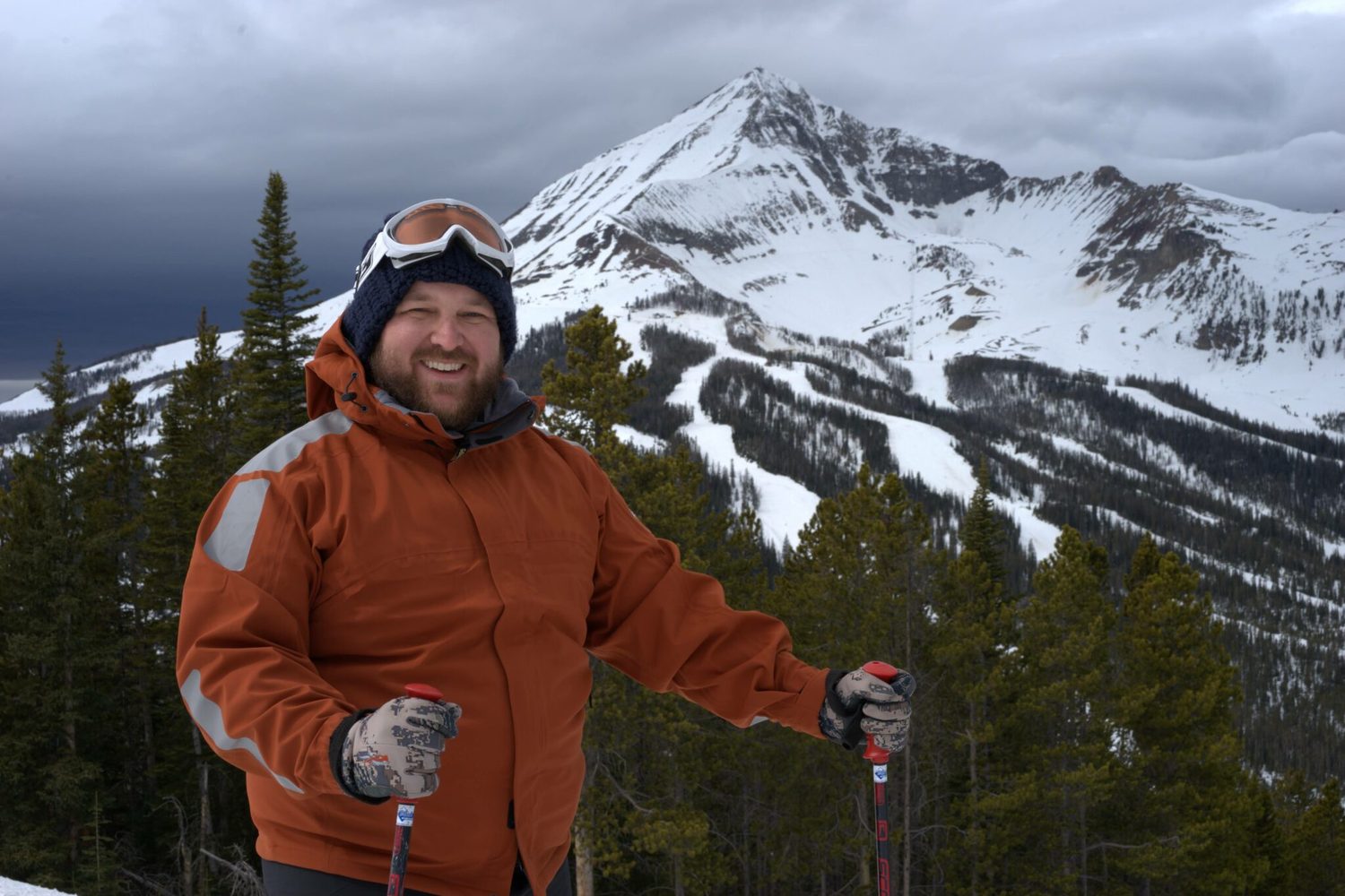 Stephen M. Yoss, Jr. at Big Sky, Montana