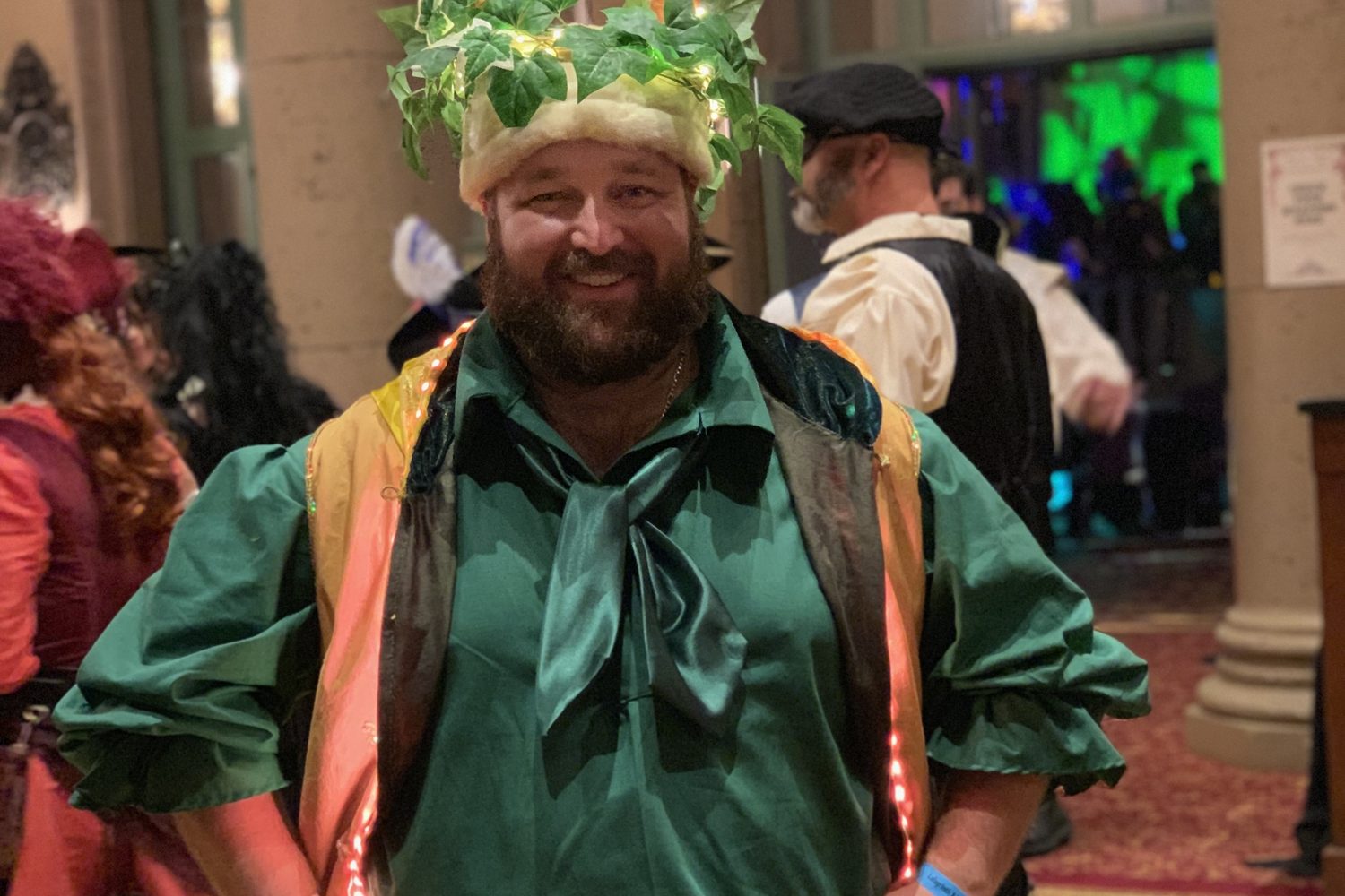 Stephen M. Yoss, Jr. in costume at the Labyrinth Masquerade Ball